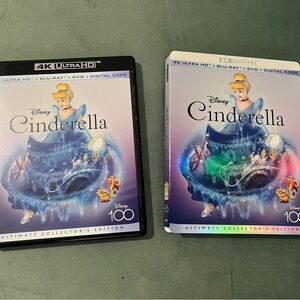 DISNEY Cinderella ULTIMATE COLLECTOR’S EDITION 4K Ultra HD/Blu-ray/DVD (NO CODE)